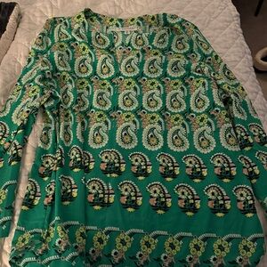 Coolibar Green Paisley Tunic NWT